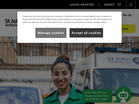 'sja.org.uk' screenshot