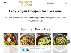 'myquietkitchen.com' screenshot