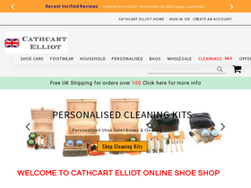 Shoe Trees homepage screenshot