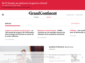 'legrandcontinent.eu' screenshot