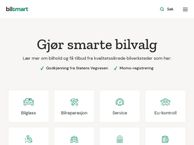 'bilsmart.no' screenshot
