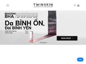 'twinsskin.com' screenshot