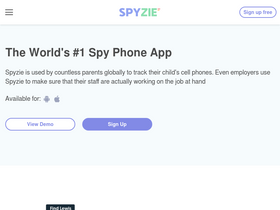 'spyzie.io' screenshot
