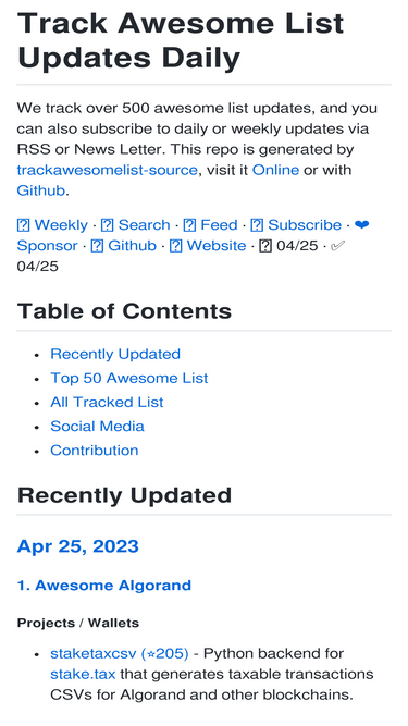 trackawesomelist.com