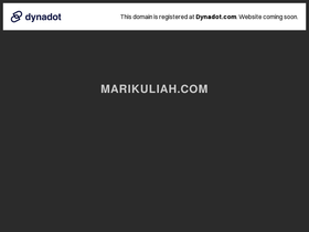 'marikuliah.com' screenshot