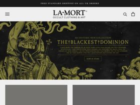 'lamortclothing.com' screenshot