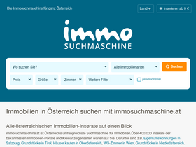 'immosuchmaschine.at' screenshot