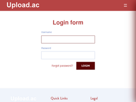 'upload.ac' screenshot
