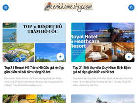 'kenhhomestay.com' screenshot