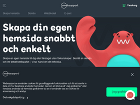 'websupport.se' screenshot