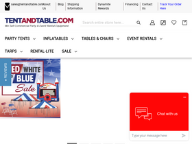 'tentandtable.net' screenshot
