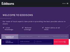 'eddisons.com' screenshot