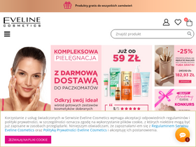 'eveline.eu' screenshot