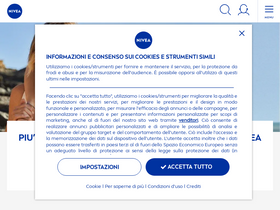 'nivea.it' screenshot