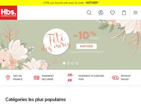 'handball-store.fr' screenshot