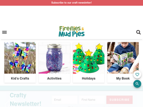 'firefliesandmudpies.com' screenshot