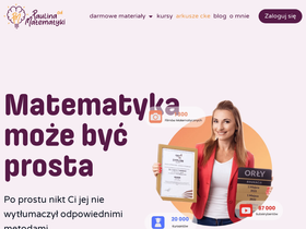 paulinaodmatematyki.com