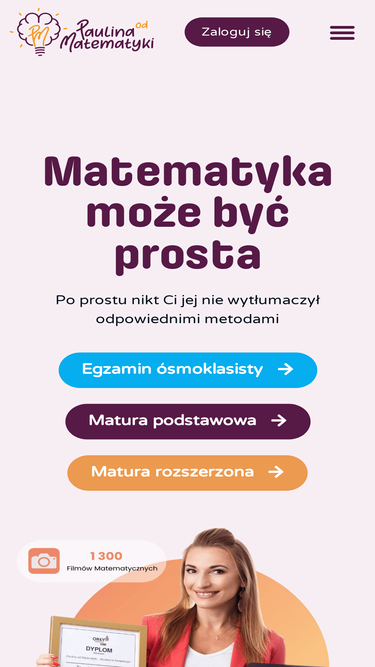 paulinaodmatematyki.com