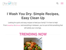 'iwashyoudry.com' screenshot