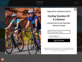 'trektravel.com' screenshot