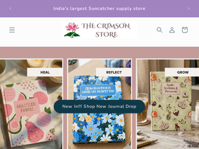 thecrimsonstore.in homepage screenshot