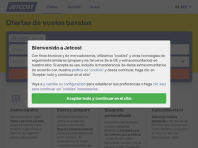 'jetcost.com.mx' screenshot
