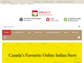 'singals.ca' screenshot