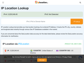 'iplocation.io' screenshot