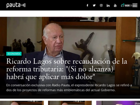'pauta.cl' screenshot