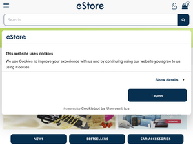 'estore.nu' screenshot