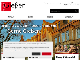'giessen.de' screenshot