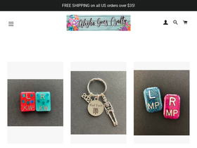 alishagoescrafty.com homepage screenshot
