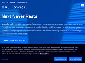 'brunswick.com' screenshot