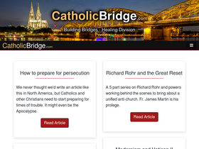 'catholicbridge.com' screenshot