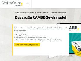 'raabits.de' screenshot