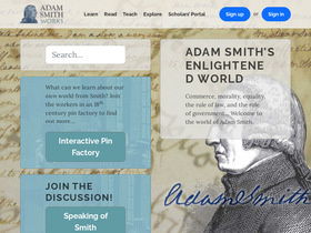'adamsmithworks.org' screenshot