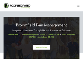 'foxintegratedhealthcare.com' screenshot