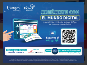 'surtigas.com.co' screenshot
