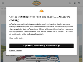 'asadventure.nl' screenshot