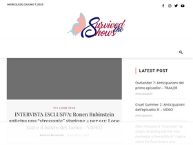 'survivedtheshows.com' screenshot