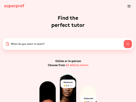'superprof.ng' screenshot