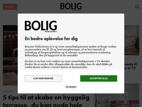 'boligmagasinet.dk' screenshot