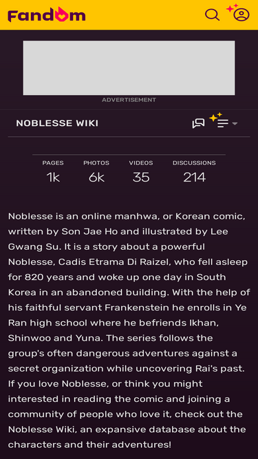 Noblesse (manhwa) - Wikipedia