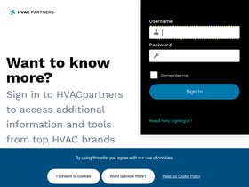 'hvacpartners.com' screenshot