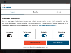 'unifeeder.com' screenshot