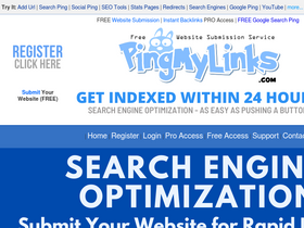 'pingmylinks.com' screenshot