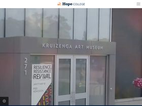 'hope.edu' screenshot