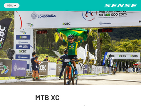 'sensebike.com.br' screenshot