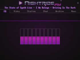 'nightride.fm' screenshot