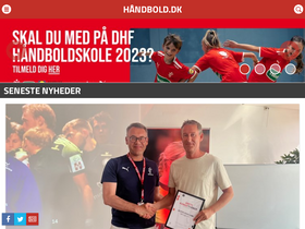 'dhf.dk' screenshot